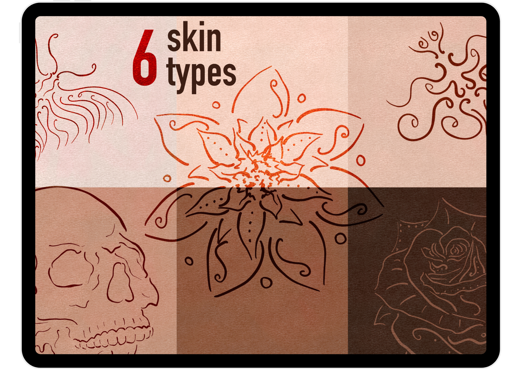 Skin Ink Texture Skin textures – ProcreatINKTattoo